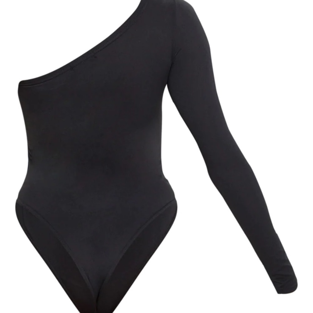 COPY - Black one shoulder bodysuit